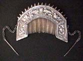 Antique Silver Hmong Comb