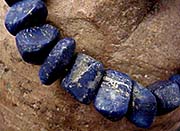 Lapis Beads Afghanistan